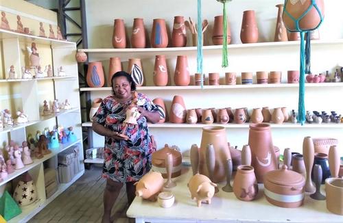 Raimunda Teixeira: a forte liderança no artesanato do bairro Poti Velho em Teresina